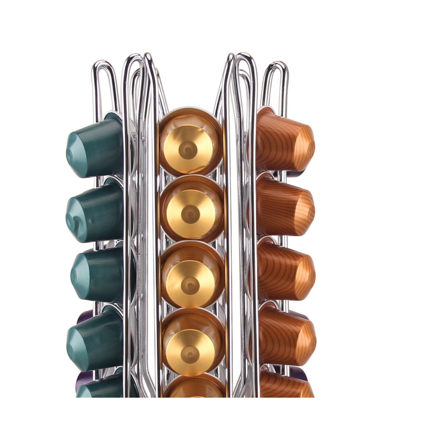 Kaffeekapsel St&auml;nder drehbar f&uuml;r 48 Kapseln kompatibel - Bild 1