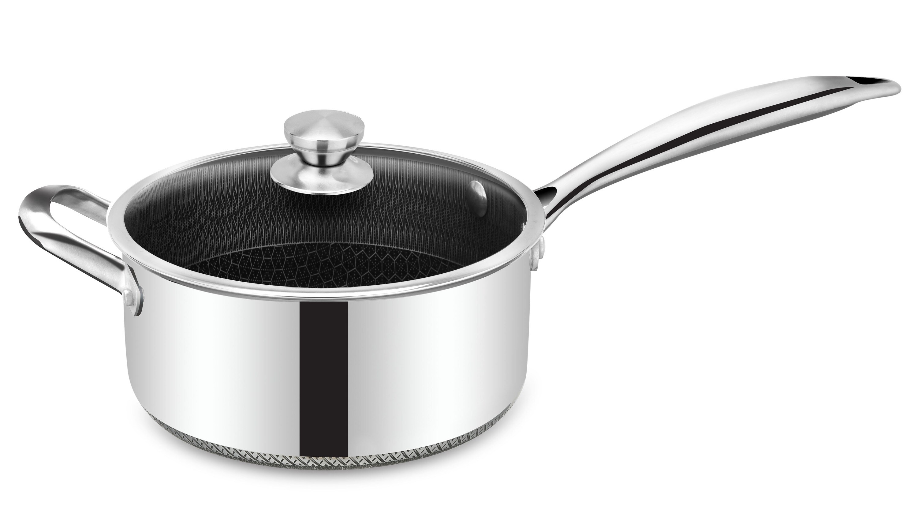 Cheffinger Saucentopf ?20cm 18/10 Edelstahl Wabenstruktur - Bild 1