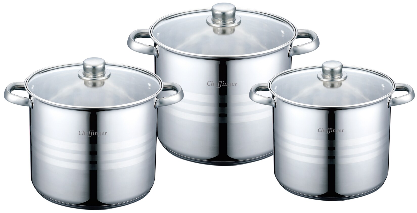 6-TLG Edelstahl Kochtopfset Induktion | 04255698210828