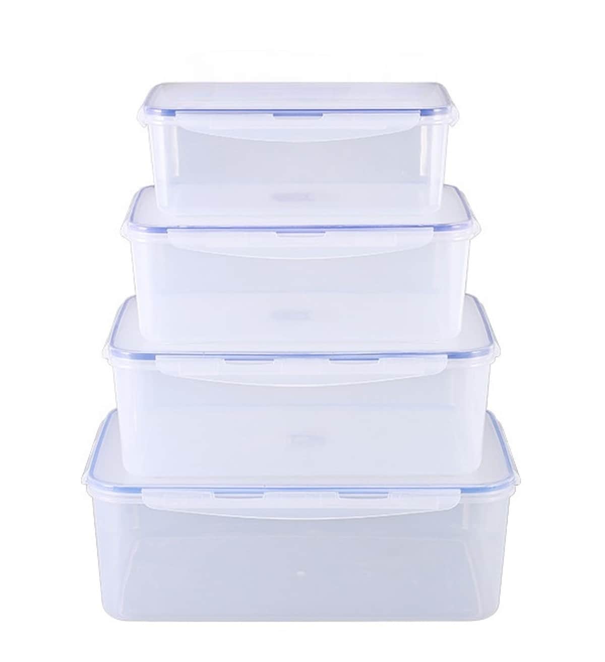 4er Set Aufbewahrungsdosen mit Deckel - Bild 1