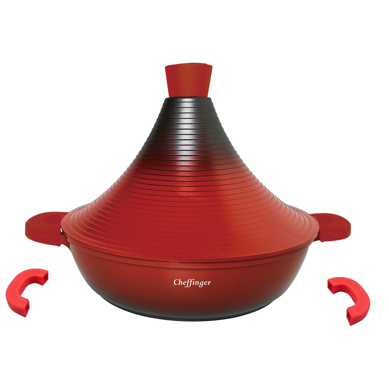 Aluguss Tajine Tagine &Oslash;32cm Induktion Silikongriffe Gartopf - Bild 1