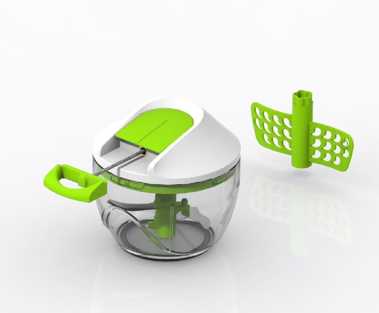 5-tlg Multischneider Zerkleinerer Mixer R&uuml;hrer 600ml Hacker - Bild 1