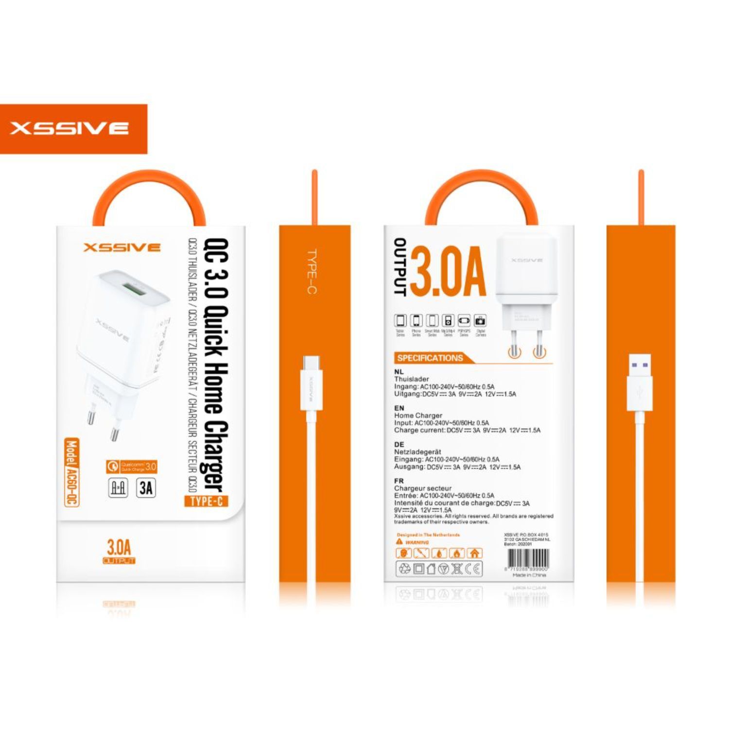 15W 3A Qucik Charge Charger 3.0 Ladeger&auml;t Schnell Stecker - Bild 1