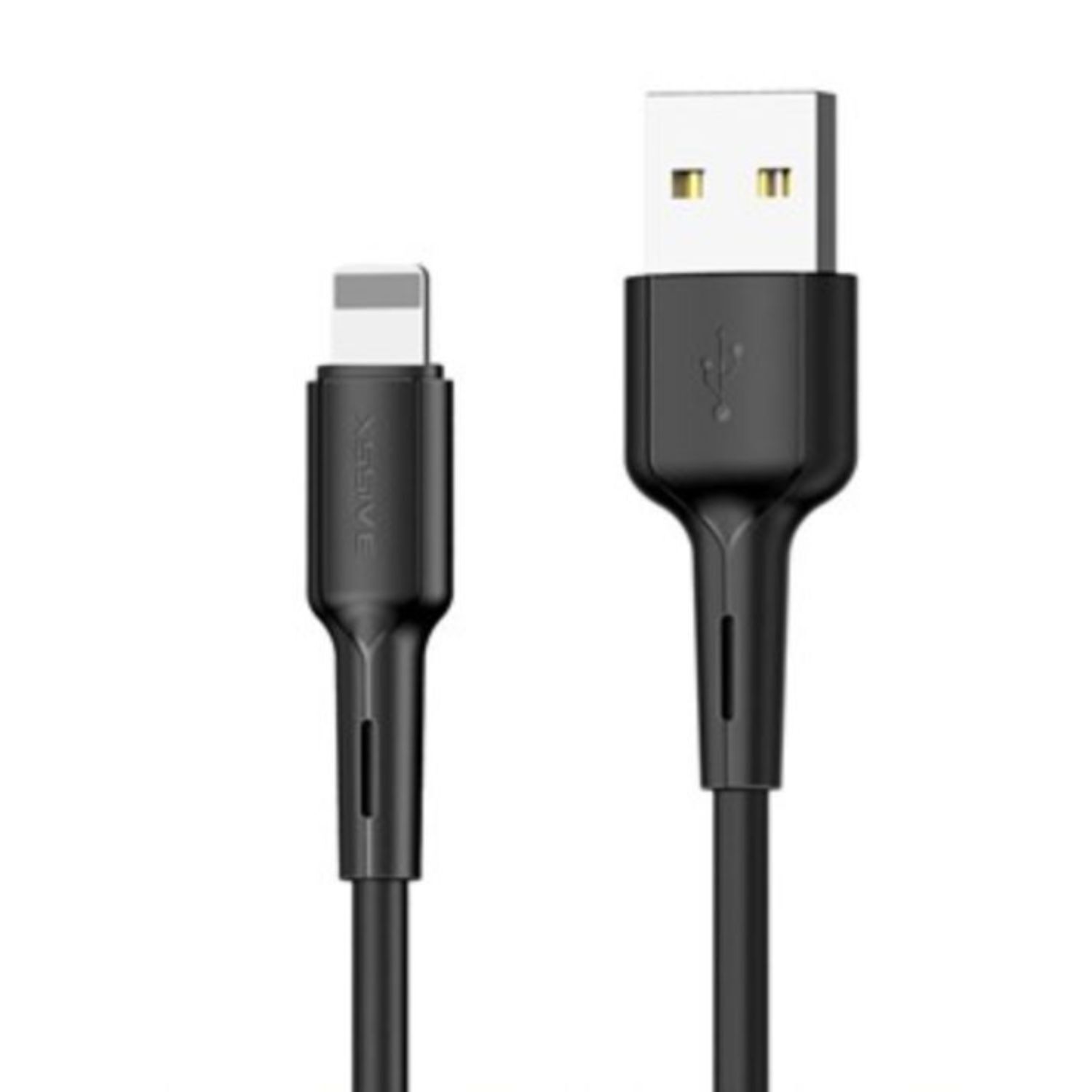 Lade- und Datenkabel USB zu iOS Ger&auml;te 30cm 2.4A Output - Bild 1