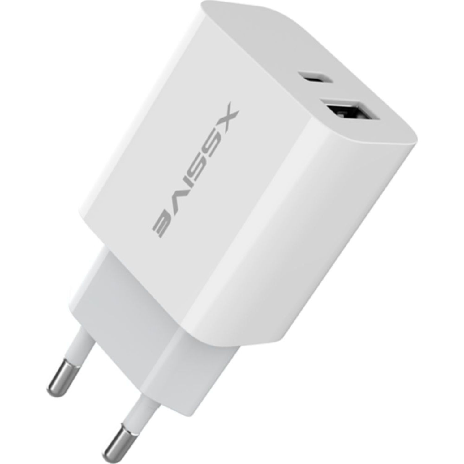 Dual Port Wandladeger&auml;t PD20W/QC18W, Schnelladung 3A USB-A & USB-C - Bild 1