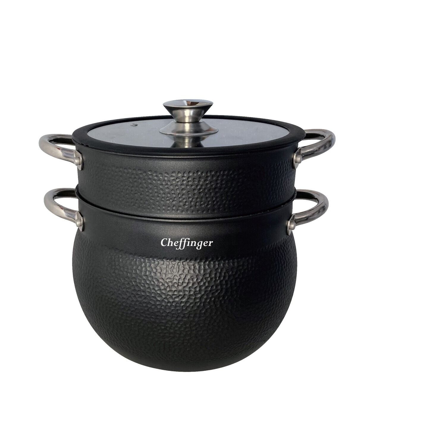 3 tlg Kuskus Topf 8L Dampfgarer COUSCOUS Ø24cm Dampfkocher Gemüse | 04255698217339