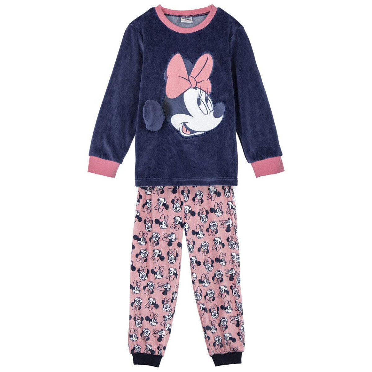 Disney Pyjama Kinder Minnie &ndash; gem&uuml;tlicher Coral Fleece Schlafanzug - Bild 1