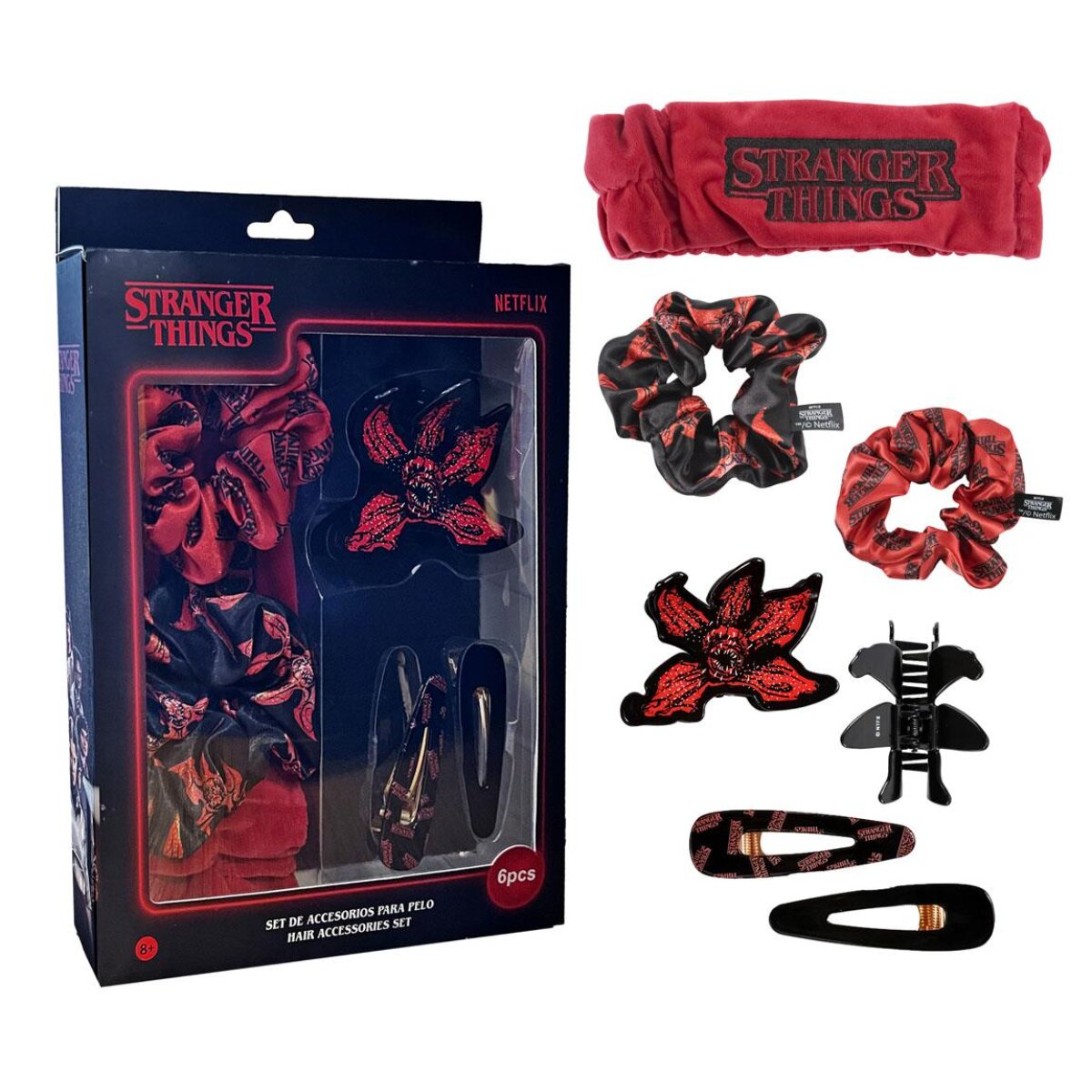 Stranger Things Haarschmuck Set Damen Haarspangen Haarclips Styling - Bild 1