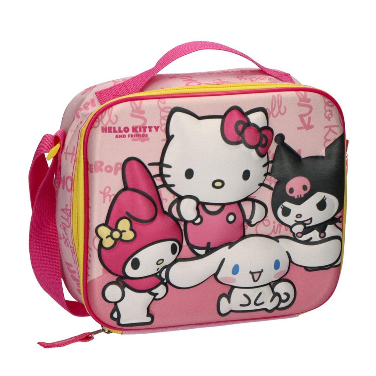 Hello Kitty Kinder Lunchbag 3D Isoliertasche Fr&uuml;hst&uuml;ckstasche f&uuml;r Schu - Bild 1