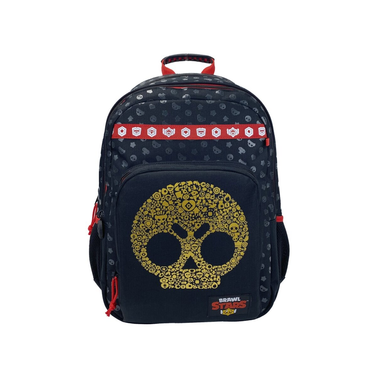 Schulrucksack 43 × 35 cm Rucksack mit 3 Fächern und Seitentaschen