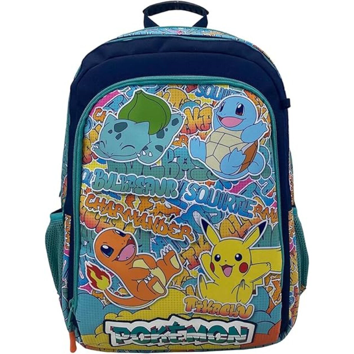 Pok&eacute;mon Rucksack Schulrucksack 35x16x43 cm mit Seitentaschen - Bild 1