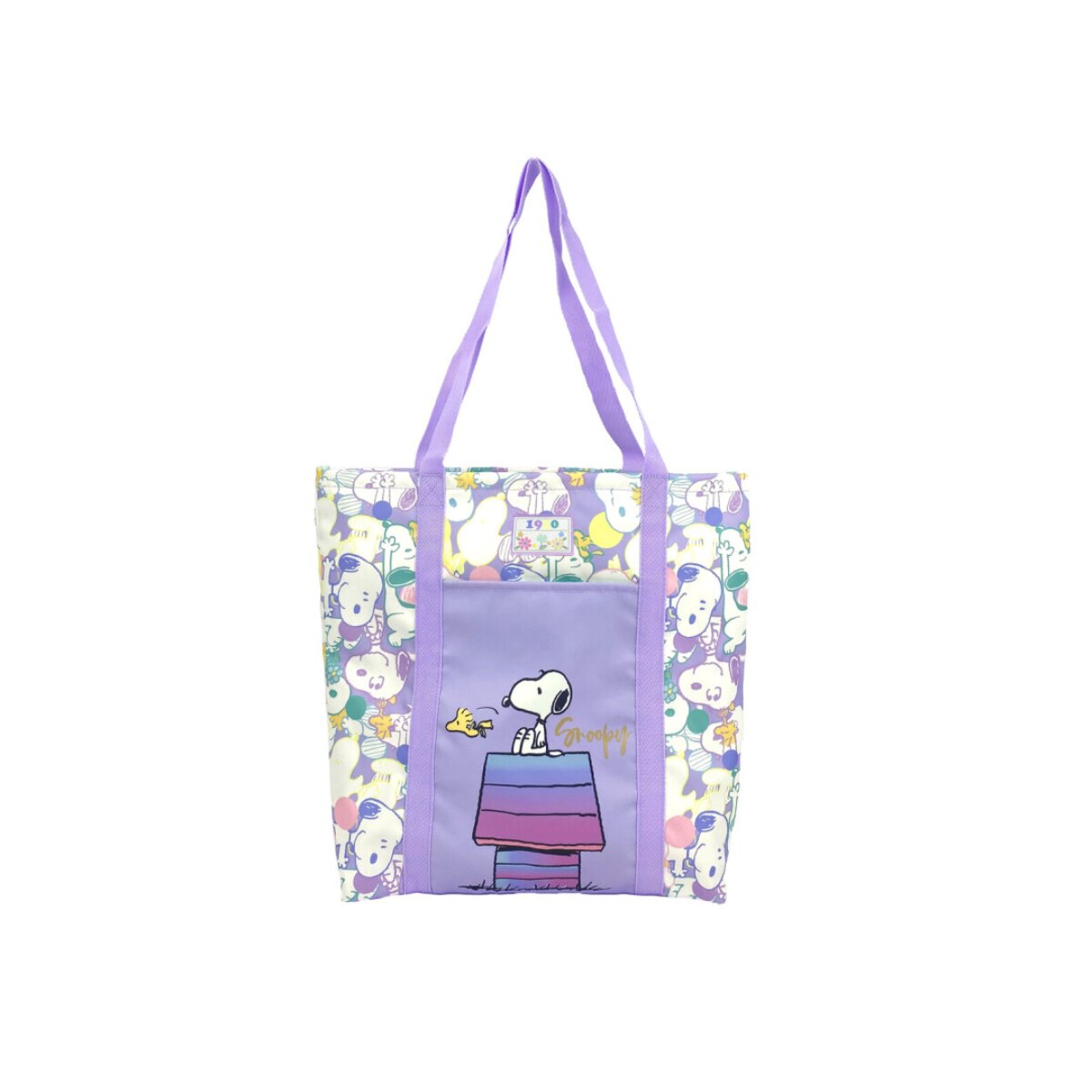 Snoopy Stofftasche Shopper Tragetasche mit Tasche Einkaufstasche 35x41 - Bild 1