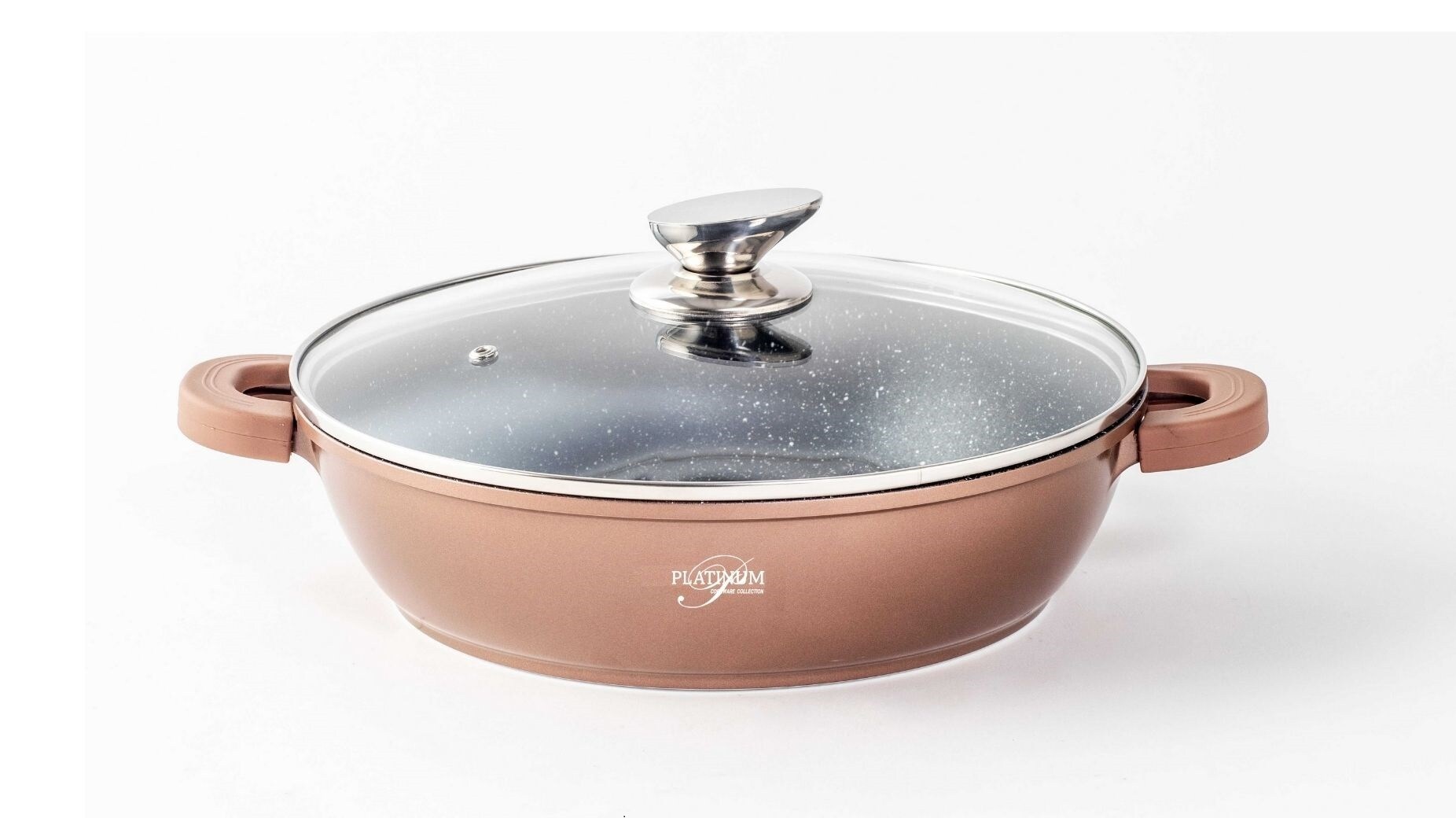 Aluguss Wok Servierpfanne &Oslash;32cm - Bild 1