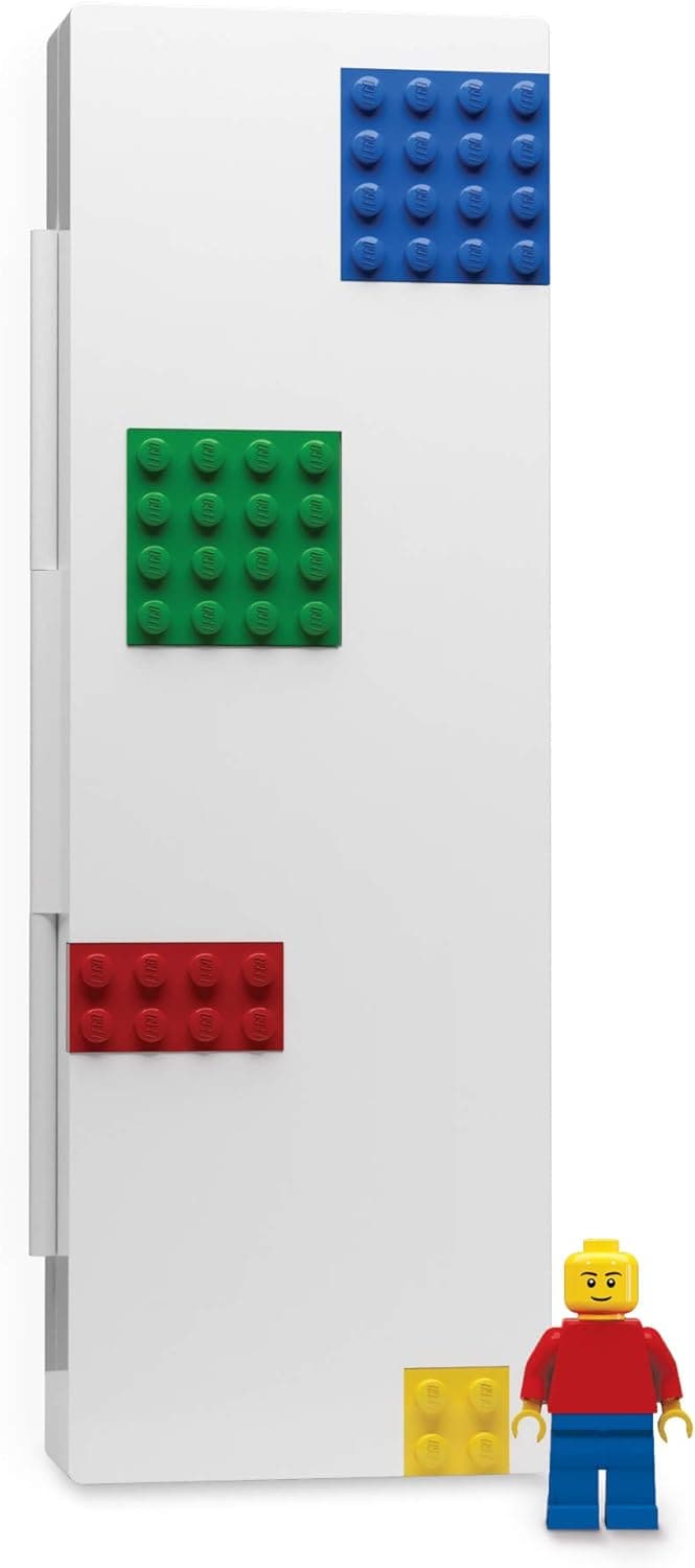 Lego Schreibwaren-Etui Stiftebox mit 4 Bausteinen und Minifigur - Bild 1