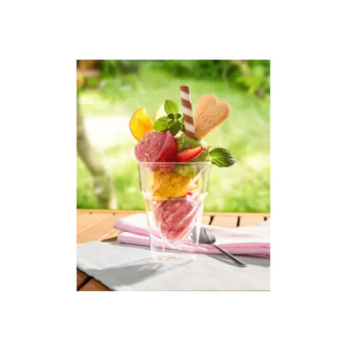 Genialo Doppelwandiger Glas Eisbecher 250 ml hitzeisolierend - Bild 1