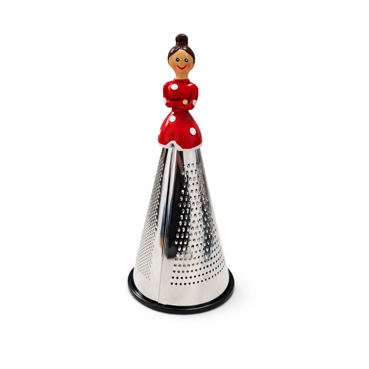 Genialo Runde K&uuml;chenreibe mit 3 Reibfl&auml;chen &ndash; dekoratives Design - Bild 1