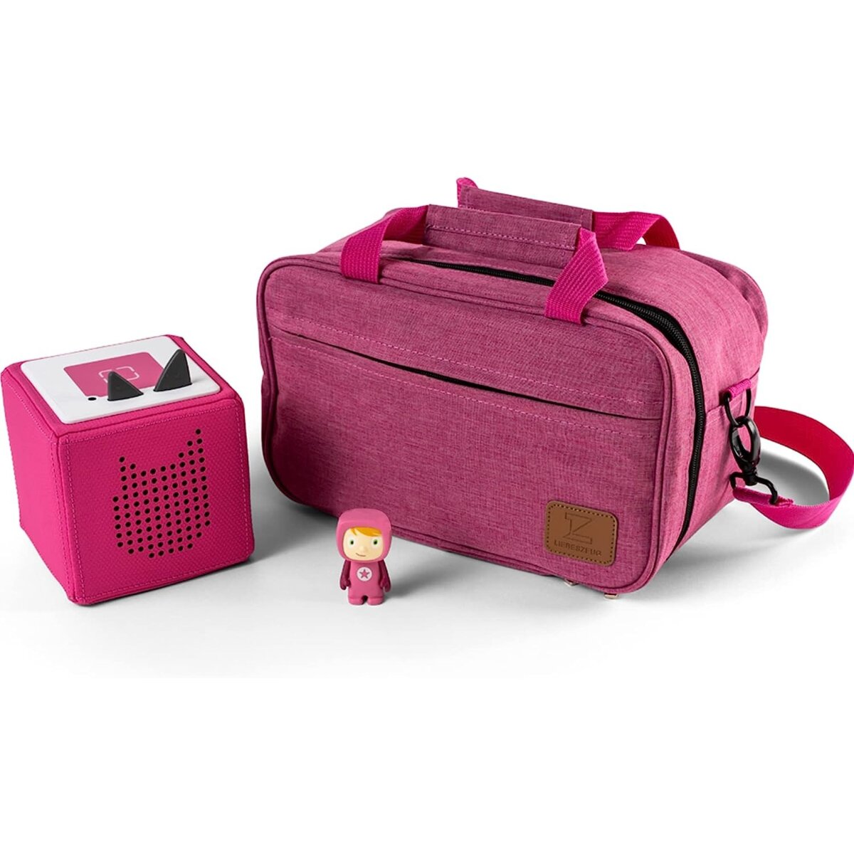 Liebeszeug Tasche kompatibel mit Toniebox Tragetasche mit Platz f&uuml;r 8 H&ouml;rfiguren, Kopfh&ouml;rer, Ladeger&auml;t und Zubeh&ouml;r - Bild 1