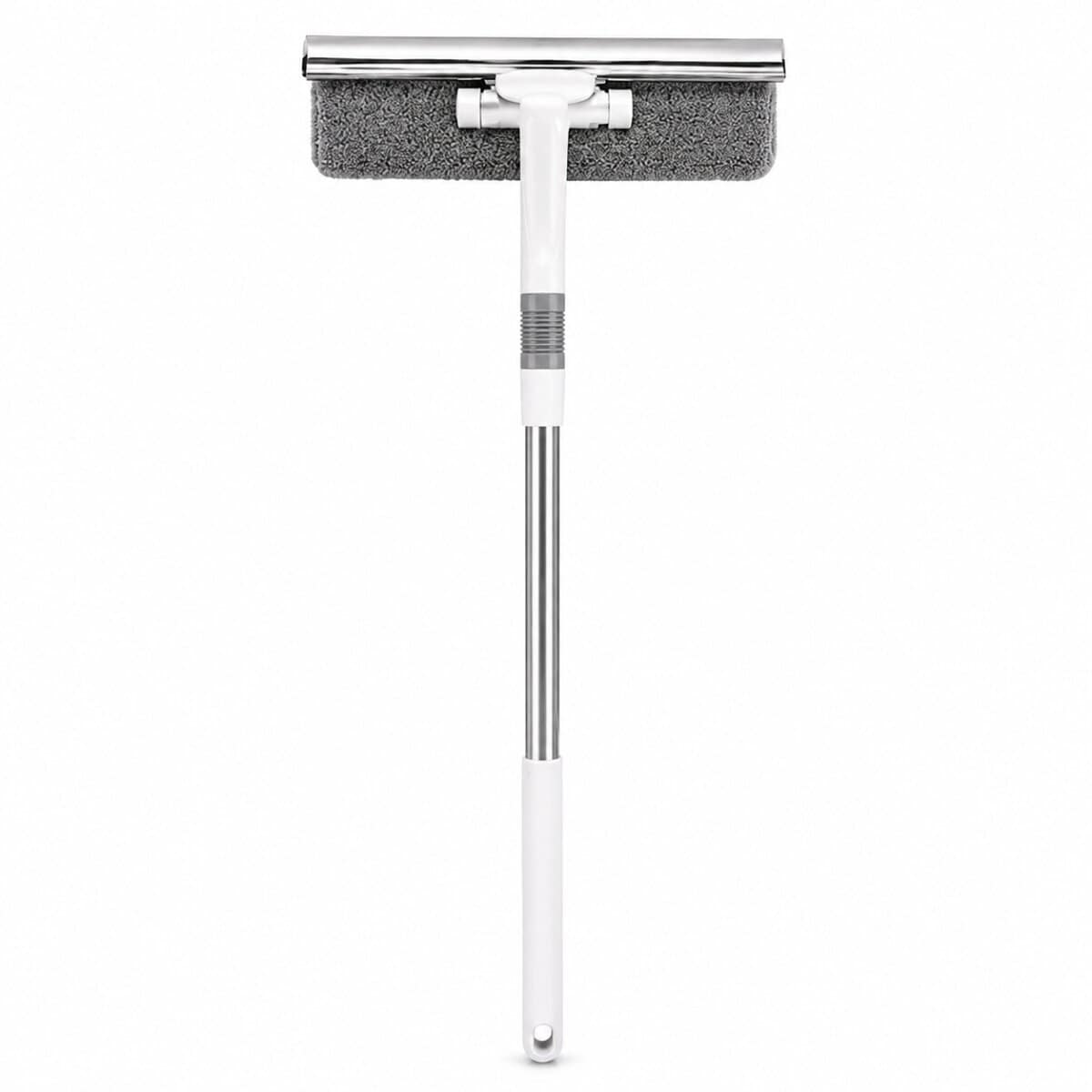 Fensterwischer 2 in 1 mit Mikrofaserbezug Silikonabzieher und - Bild 1