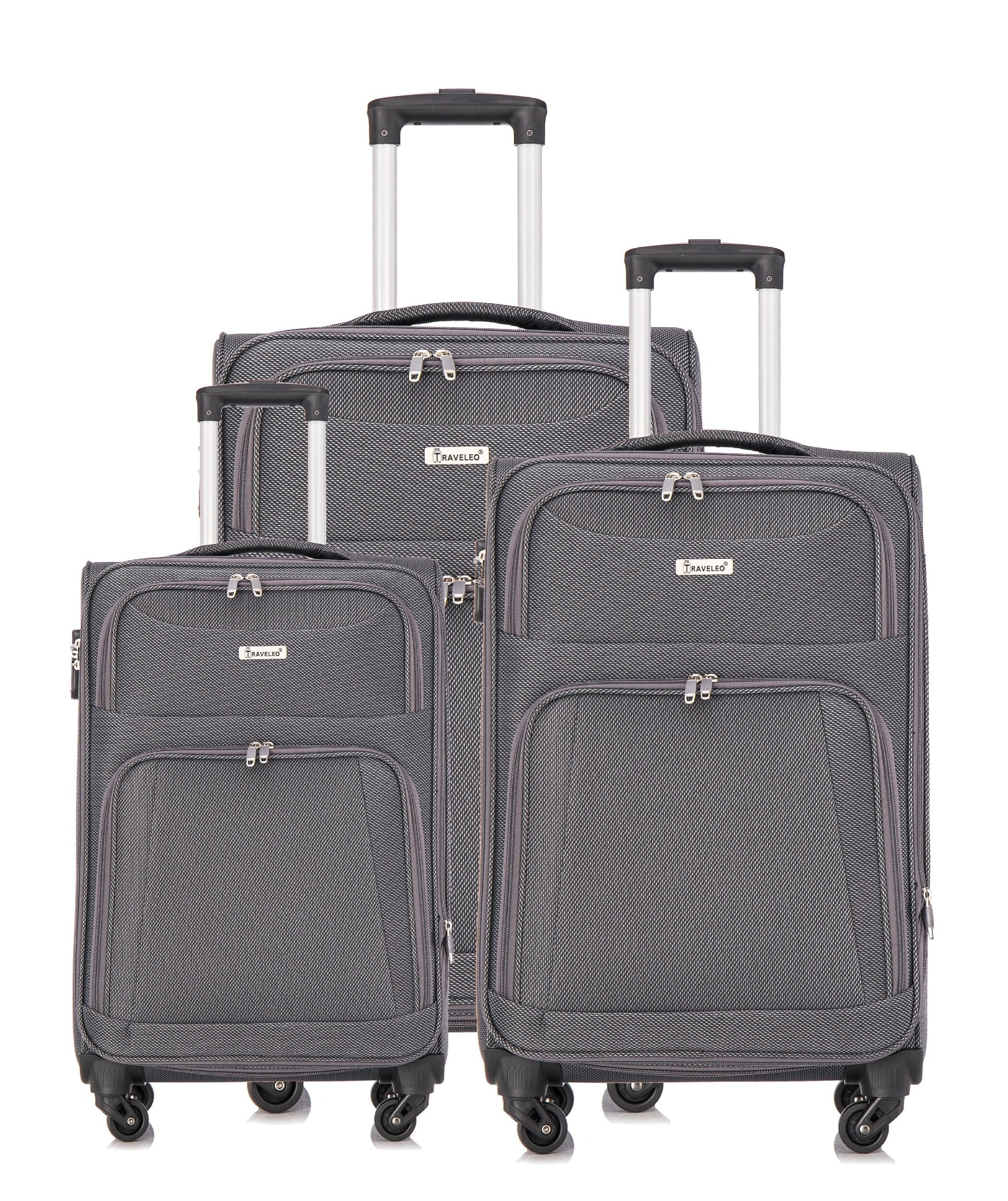 3 Tlg. Kofferset aus Stoff - Bild 1