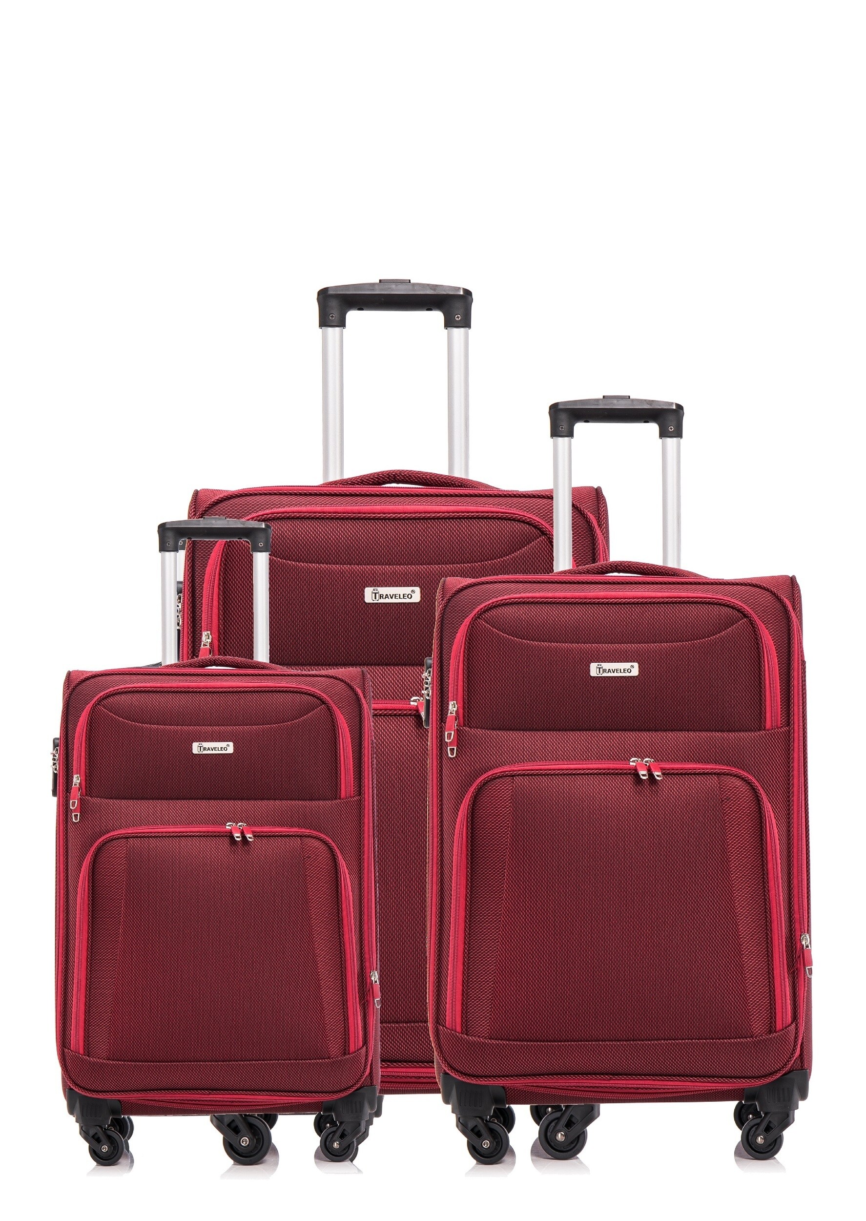 3 Tlg. Kofferset aus Stoff - Bild 1