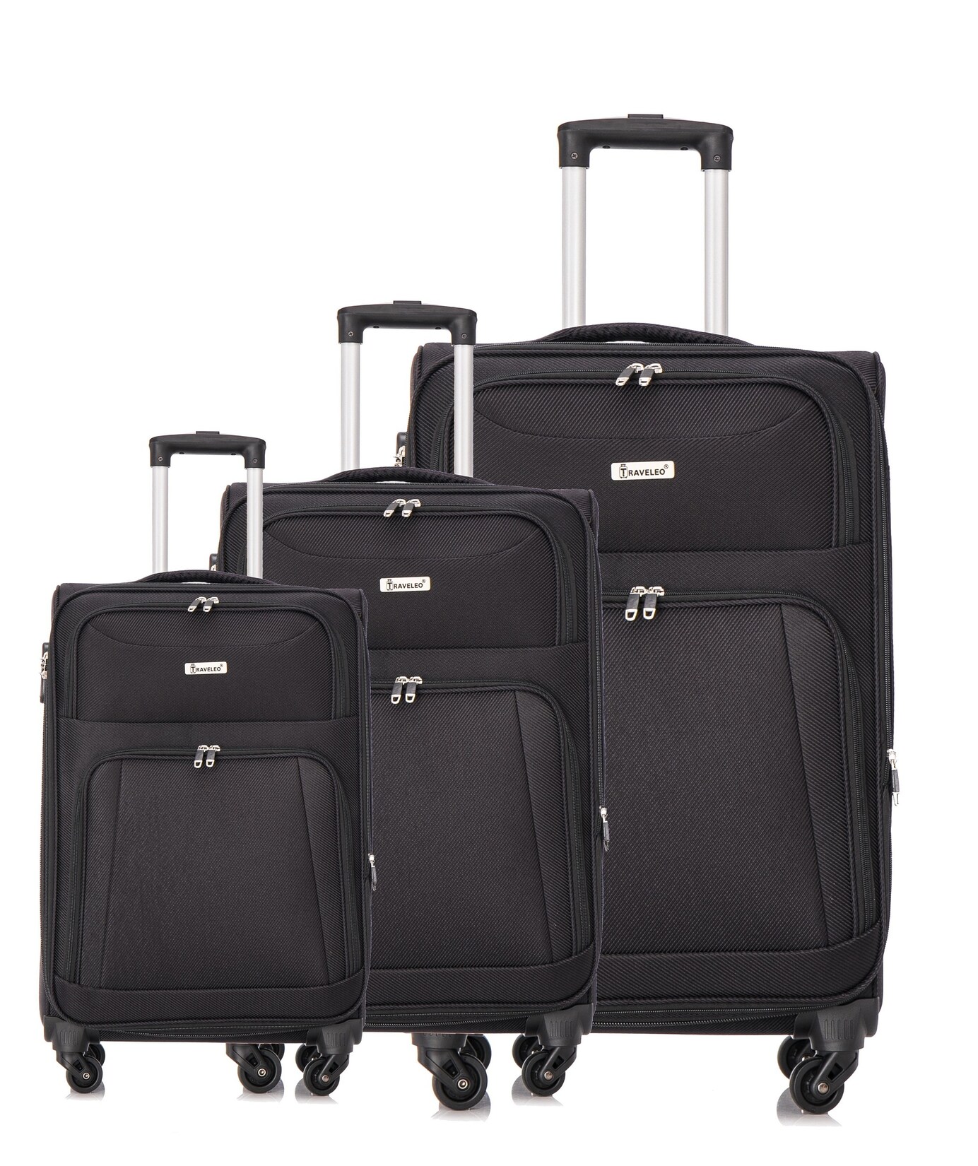 3 Tlg. Kofferset aus Stoff