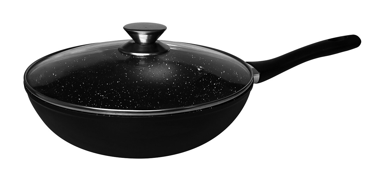 Wokpfanne 28 cm mit Antihaftbeschichtung - Induktionsgeeignet - Bild 1