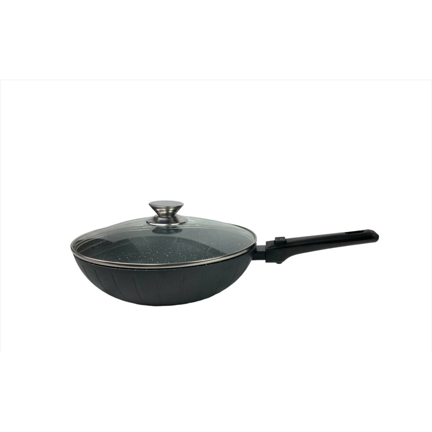 Pfanne abnehmbarer Griff 32cm Induktion Deckel Anti Haft Bratpfanne