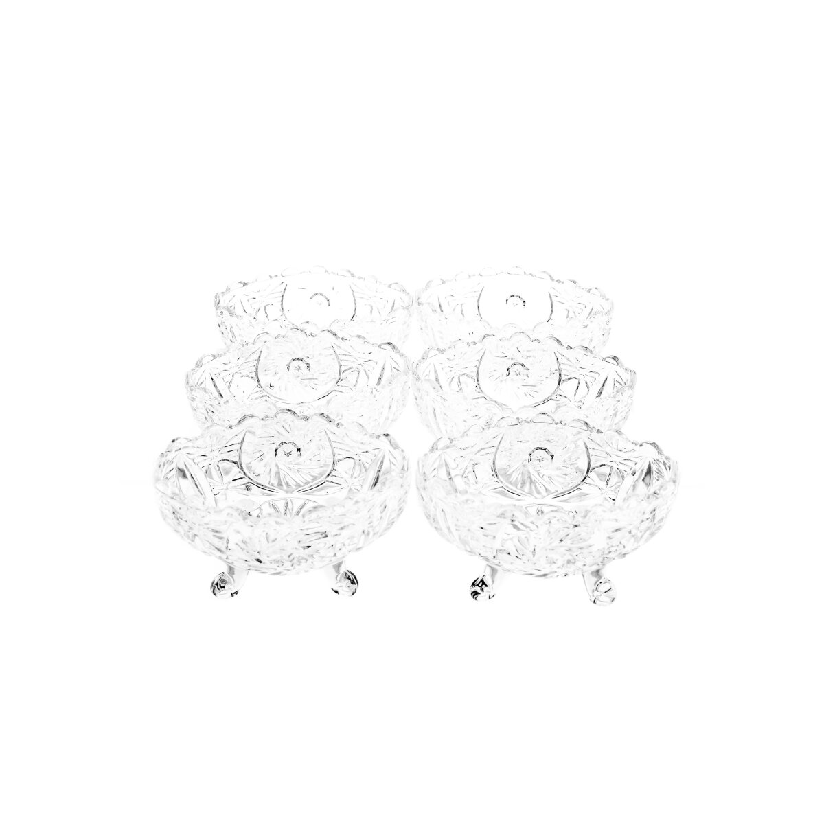 Vetri Servierschale Aus Glas – Muschel-Design, 22,5x17,5x4,6 Cm, Spülmaschinenfest, Für Heiß & Kalt