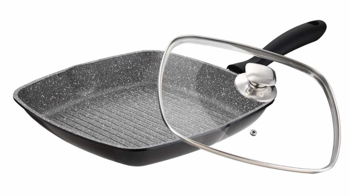 Aluguss Grillpfanne &Oslash;28cm - Bild 1