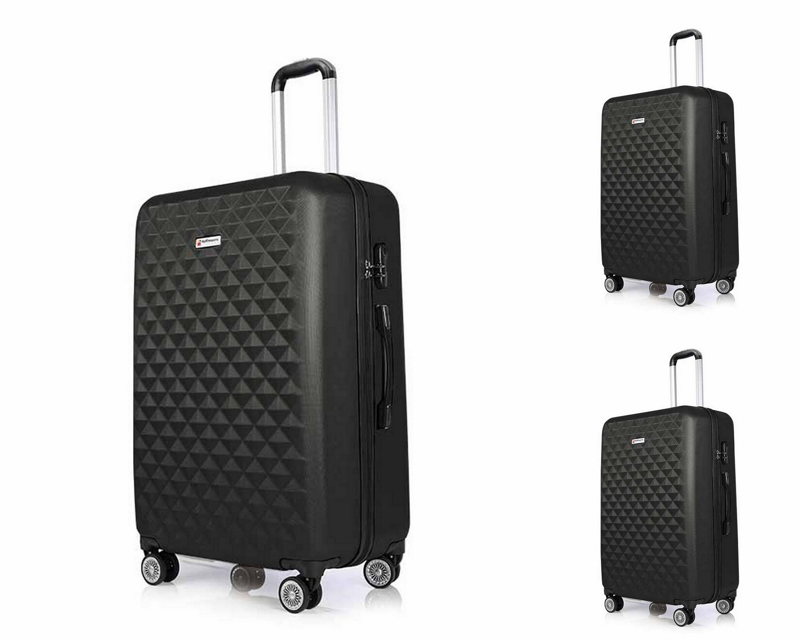 3er Set „Diamond“ ABS Hartschalenkofferset Trolley Koffer | 04047125023008