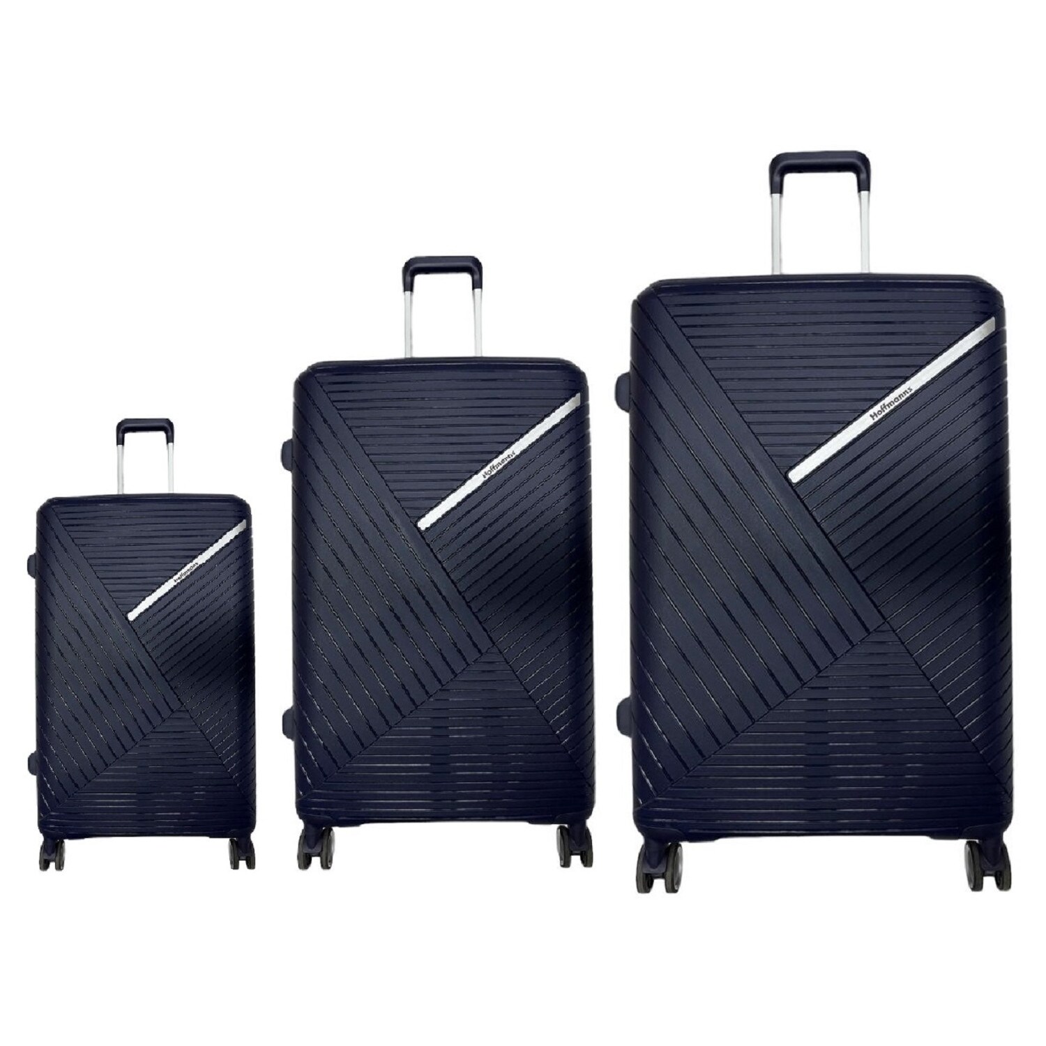 Leichtes Hartschalenkofferset 3-tlg. Koffer Set mit Doppel-Rädern | 04047125032208