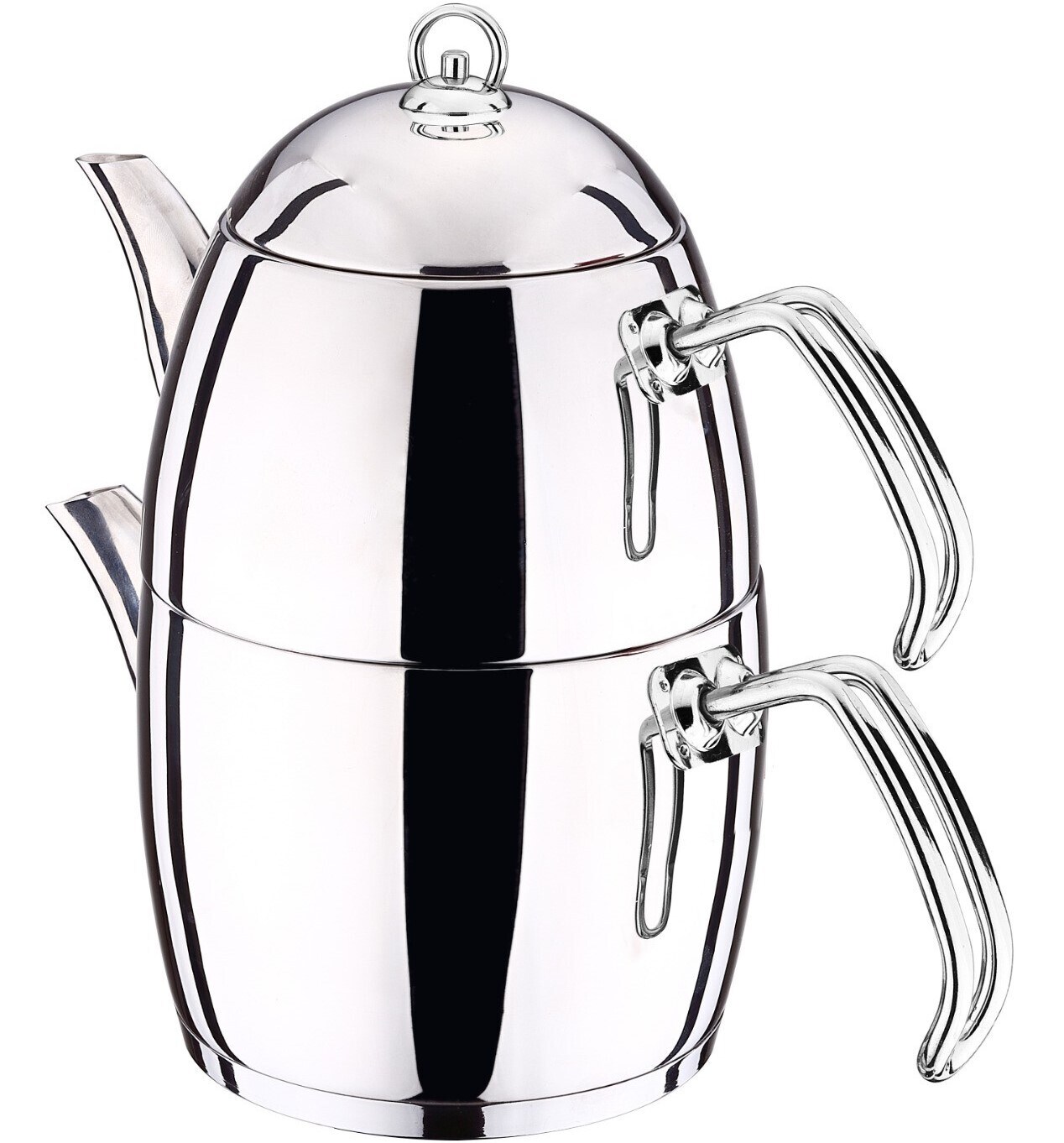 Teekessel 1,4 und Wasserkessel 2,1 Liter 18/10 Edelstahl | 04047125102987