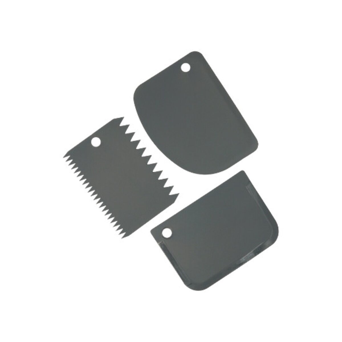 3-teiliges Teigschaber-Set &ndash; Perfekt zum Gl&auml;tten, Schneiden - Bild 1