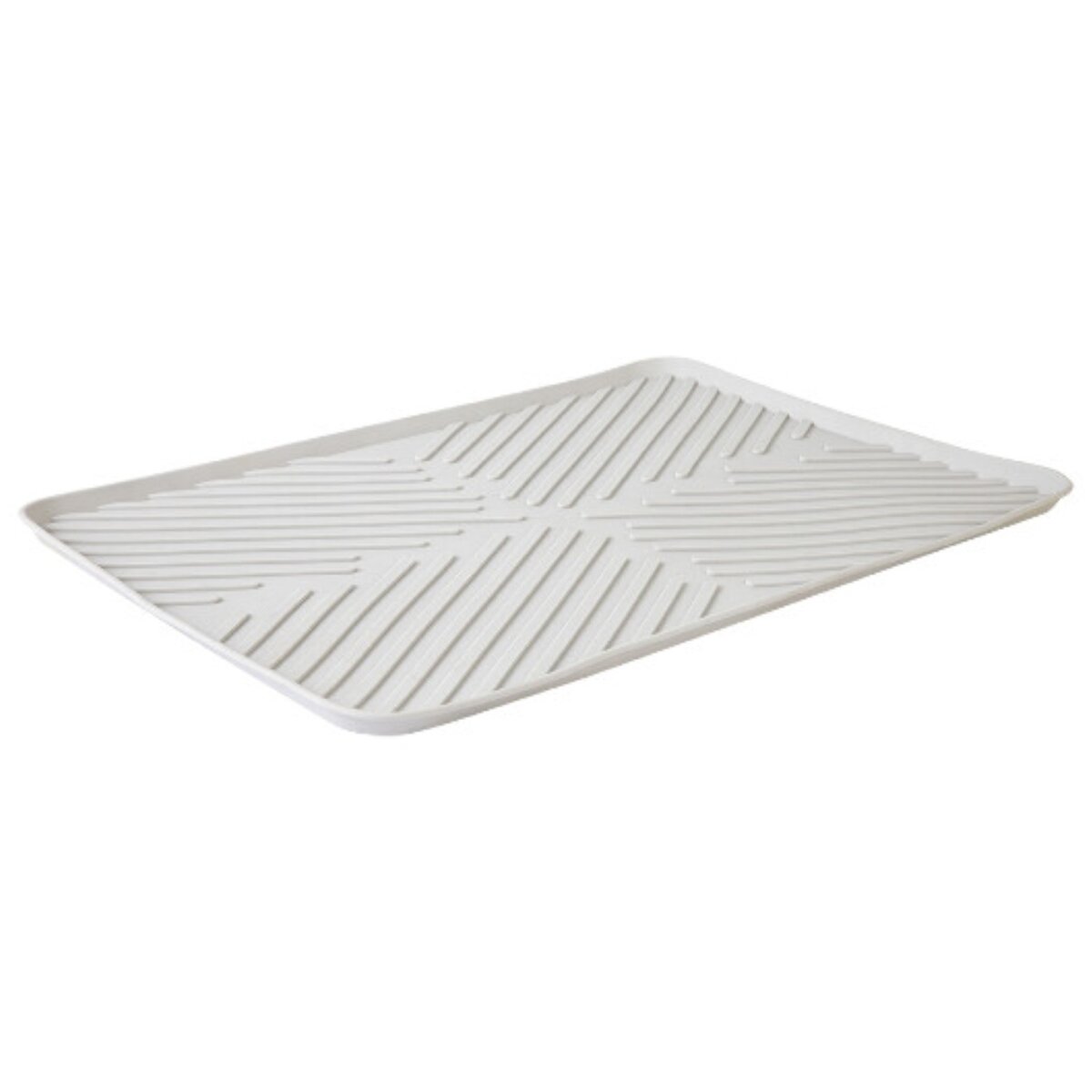 Abtropfmatte in Wei&szlig;, 40 x 30 x 1,5 cm - Wasserabweisend & Flexibel - Bild 1
