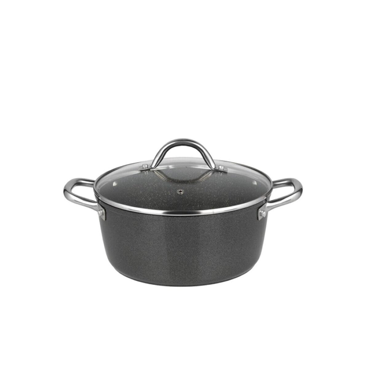 Michelino Marie Bratentopf mit Glasdeckel, &oslash;24 cm - Antihaft & Induktionsgeeignet - Bild 1