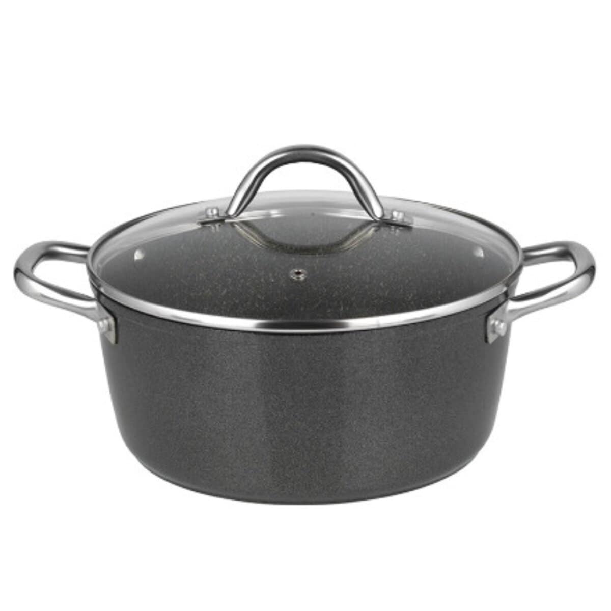 Michelino Marie Bratentopf mit Glasdeckel, &oslash;28 cm - Antihaft & Induktionsgeeignet - Bild 1