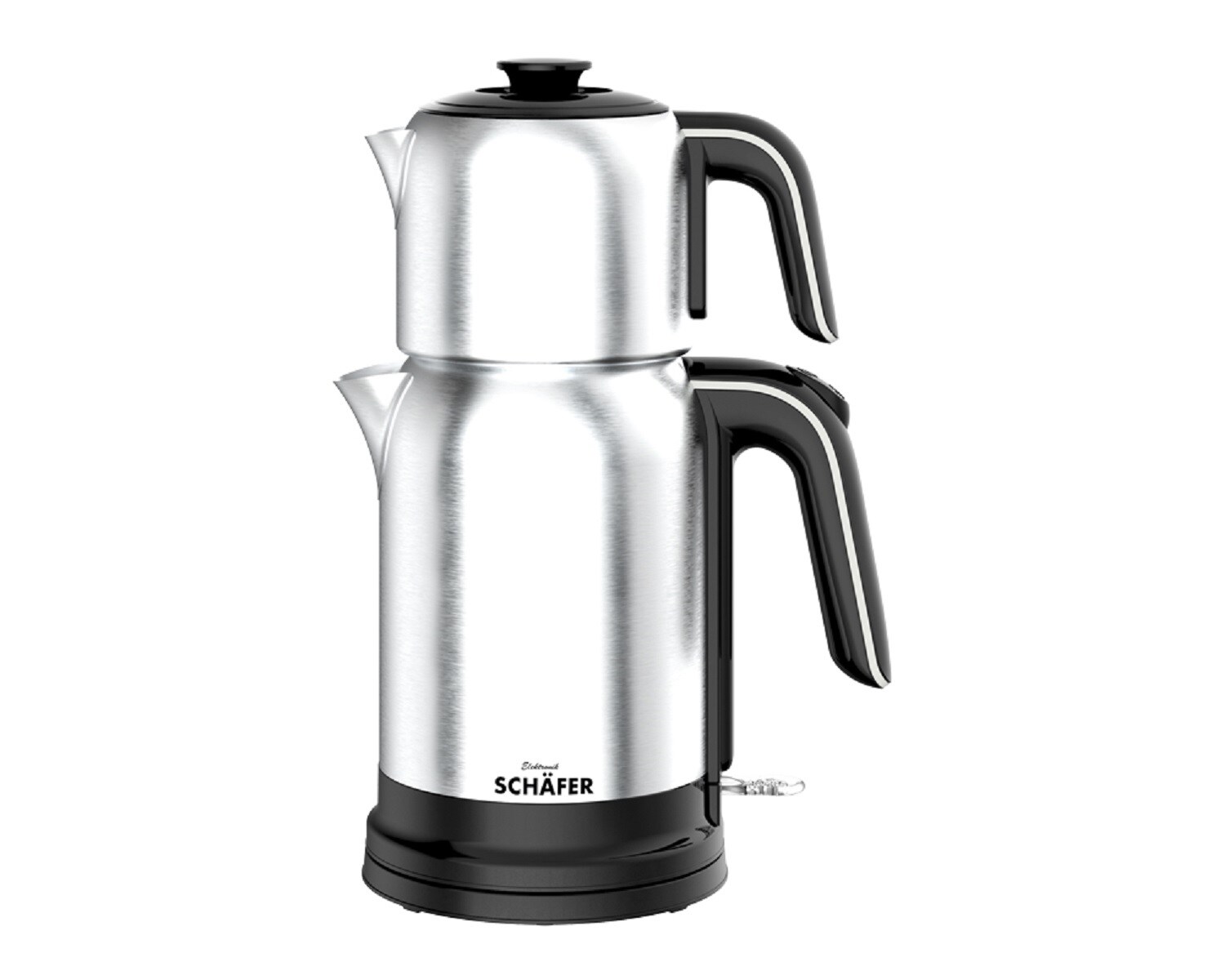Doppelter Edelstahl Teewasserkocher | 04047125200423
