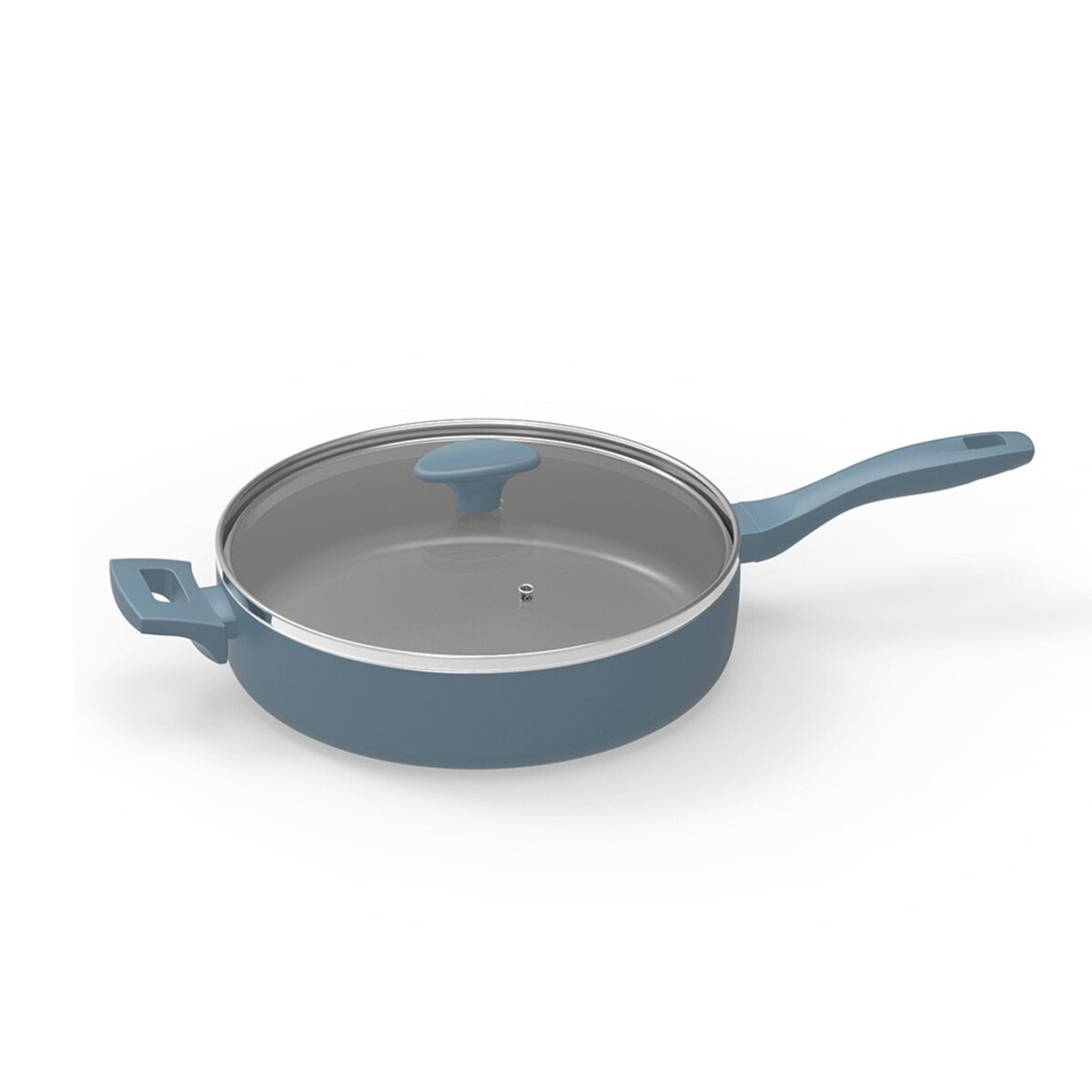 Michelino Alythia Schmorpfanne mit Glasdeckel - 28 cm in Blau - Bild 1