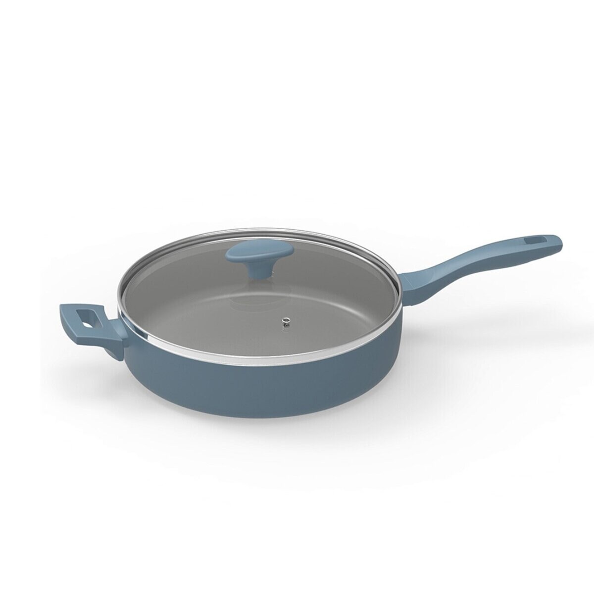 Michelino Alythia Schmorpfanne mit Glasdeckel – 28 cm in Blau | 04047125282153