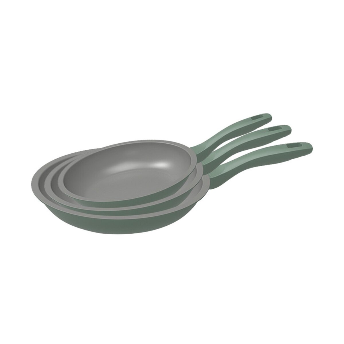 Alythia Bratpfannen-Set - &oslash;20 cm, &oslash;24 cm, &oslash;28 cm, Induktionsgeeignet - Bild 1