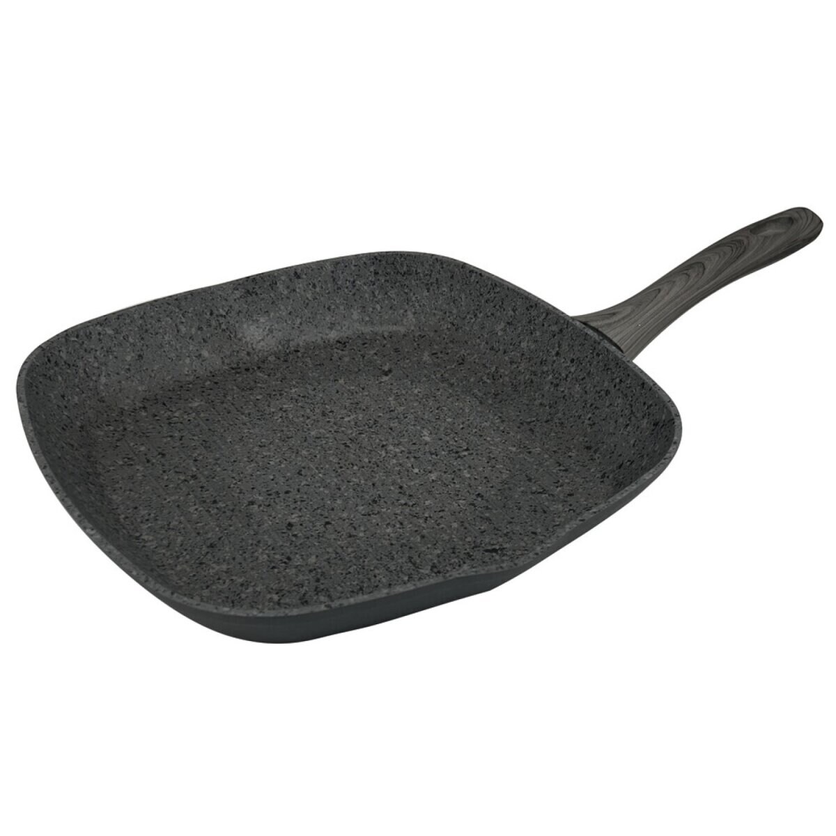 Grillpfanne in Schwarz 28x28 cm Bratpfanne geeignet