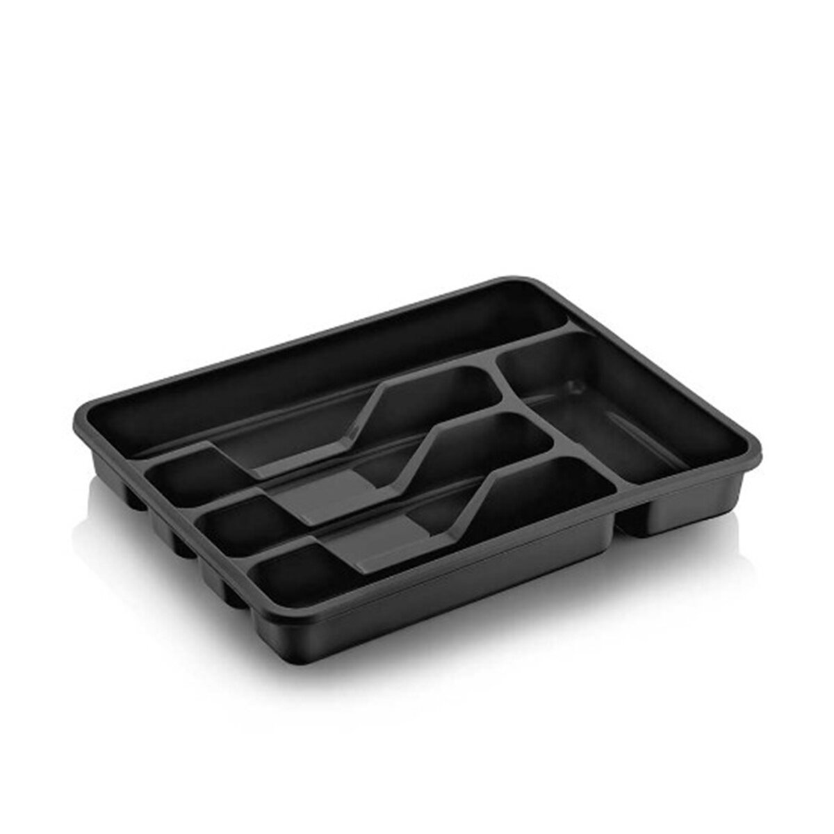 Michelino Besteckkasten in Schwarz - Schubladeneinsatz 38,5 &times; 31 &times; 7 c - Bild 1