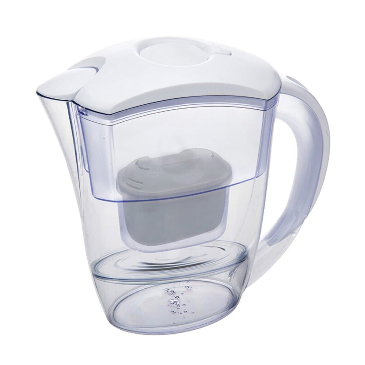 Wasserfilter-Kanne mit Ersatzfilter, 2,4 Liter - Filterkanne aus Kunststoff - Bild 1