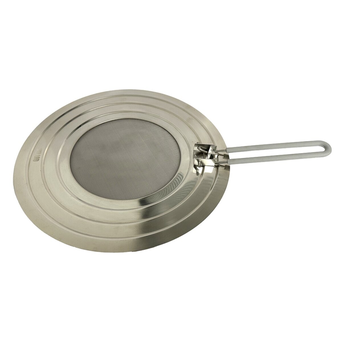 Spritzschutz mit Klappgriff aus hochwertigem Edelstahl - &oslash;30 cm - Bild 1