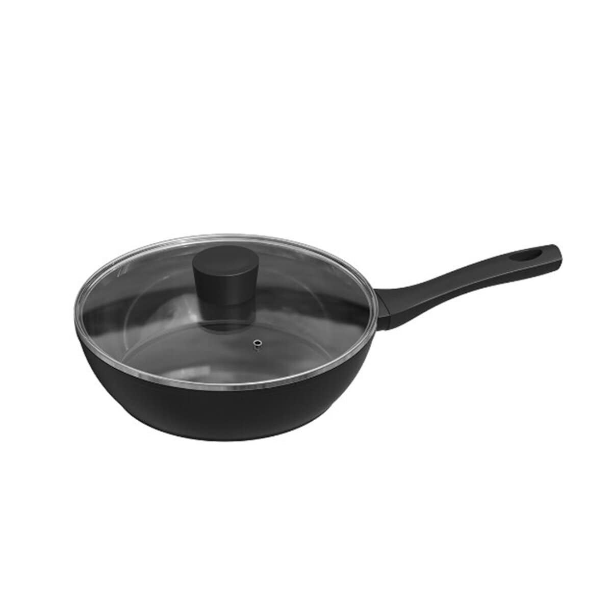 Nora New Line Hochrandpfanne &oslash;24 cm mit Antihaftbeschichtung - Schwarz - Bild 1