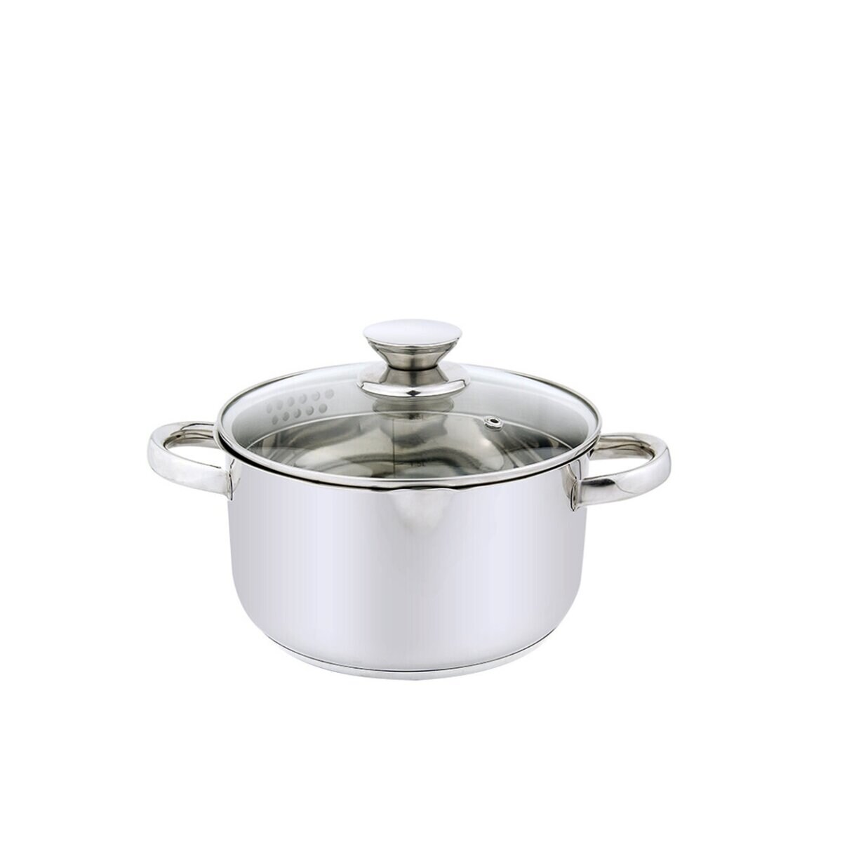 Michelino Carolin Bratentopf mit Glasdeckel & Ausgießfunktion – ø24 cm | 04047125462036