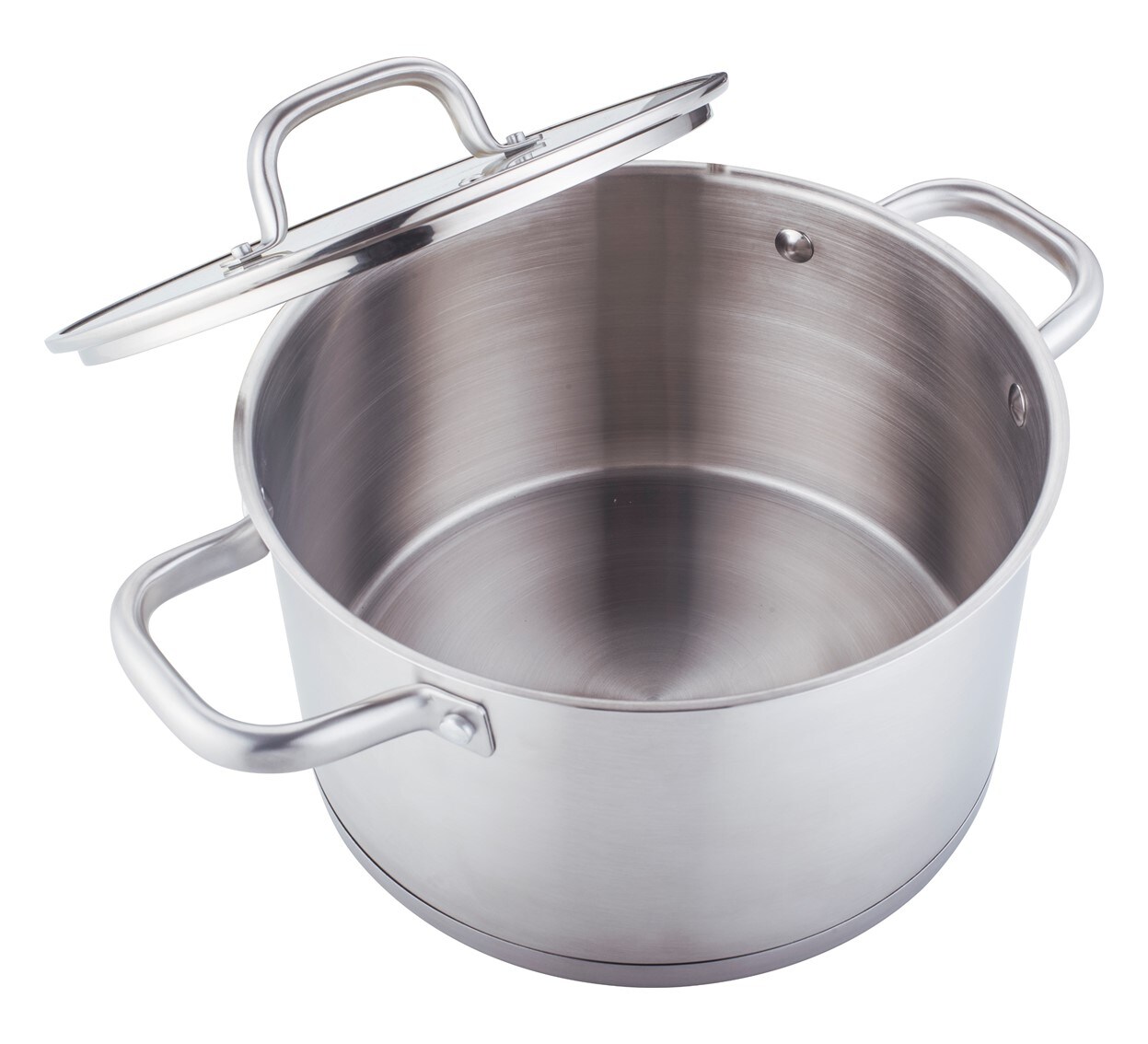Bratentopf &Oslash;20cm Edelstahl mit Deckel - Bild 1