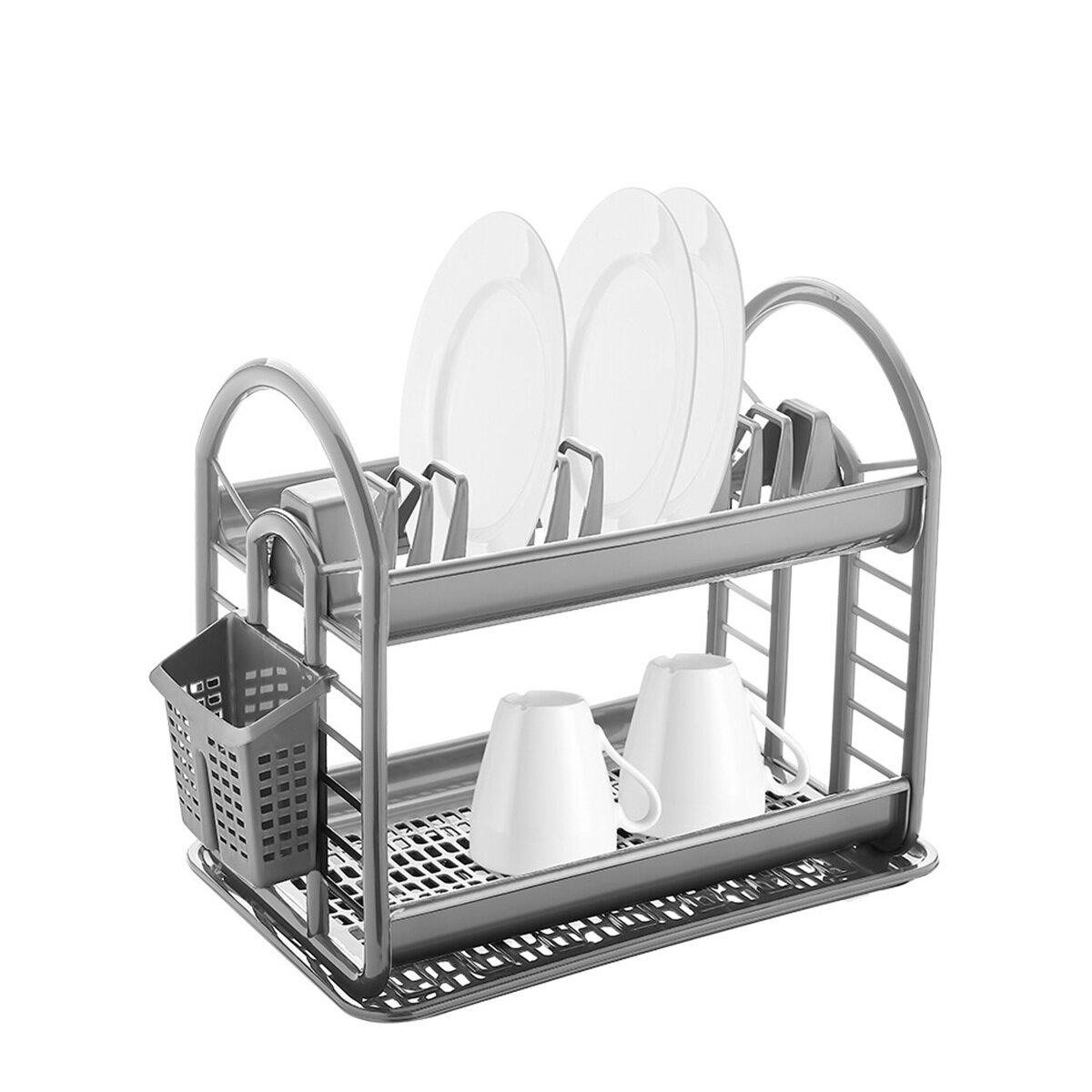 Michelino Abtropfgestell in Grau 46 x 37 x 9 cm - Bild 1