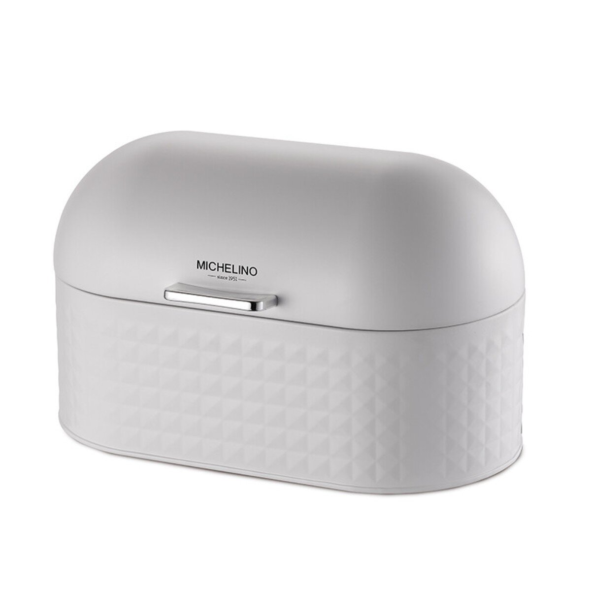 Michelino Brotkasten in Wei&szlig; - Retro Brotbox, 33,5 x 19,5 x 20 cm - Bild 1