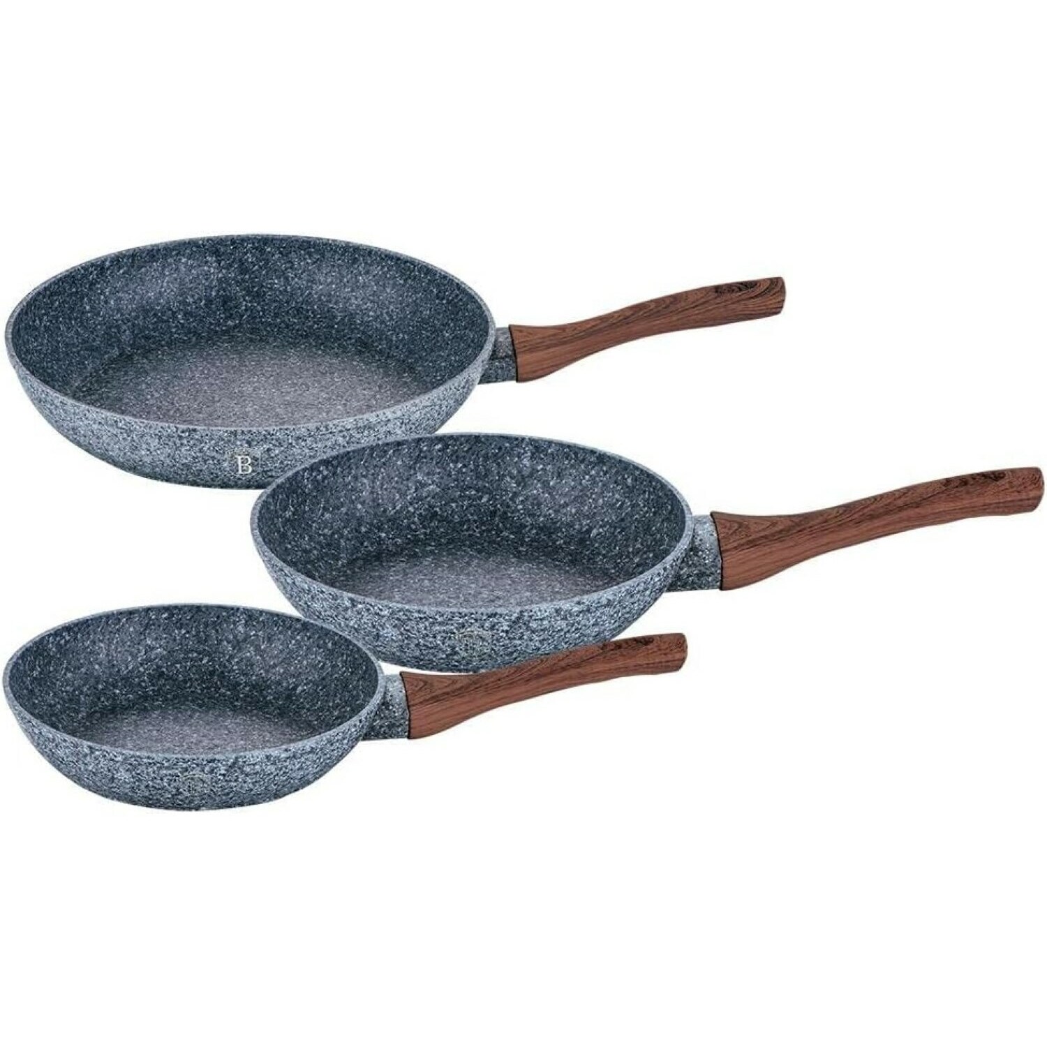 Berlinger Haus BH/1214F 3er-Set Alu-Gusspfannen 20/24/28 cm | 05999108422935
